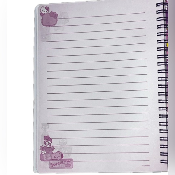 New Hello Kitty & Friends Journal with 5 Tabs - Picture 4 of 11